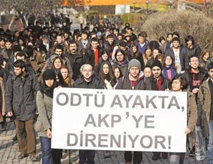 University left alone in protest