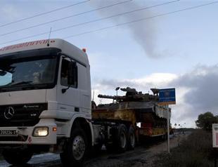 Israeli tank scored direct hits on Syrian target