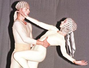 Headscarves attached to waist