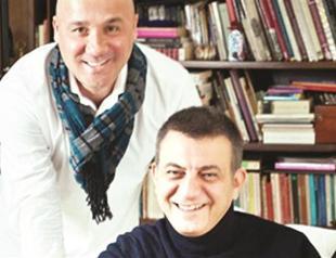 Pianist and author together on stage