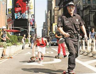 Quiet day at the station as New York goes crime-free