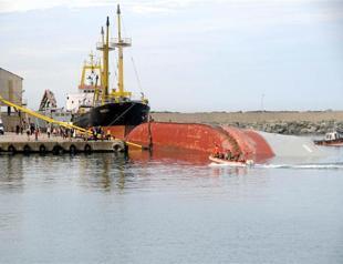 Cargo ship careens in Black Sea, one killed