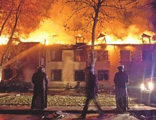 Economic problems flame up Azeri town