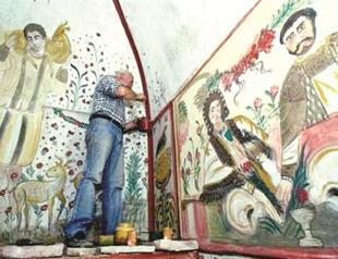 Restoration halted at historical Turkish bath