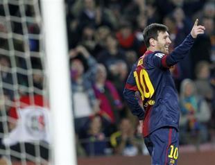 Messi hits four and breaks another record