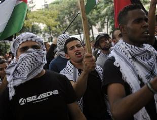 Anti-Israel protest targets synagogue in Venezuela