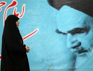 Iranians on the march to mark revolution day