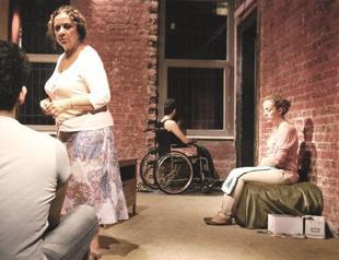 Pitchfork Disney play on theater stage