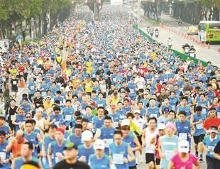 Kenyan runners sweep titles in Taipei Marathon