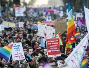 Gays celebrate France marriage, adoption breakthrough