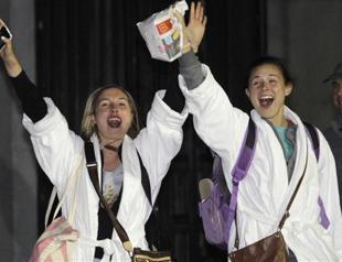 Crippled US ship comes ashore after hellish cruise