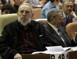 Fidel Castro attends the opening session of Cuban parliament