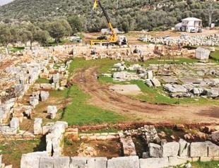 Museum on the way in ancient Lycian city