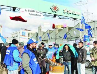 Workers do not leave closed plant