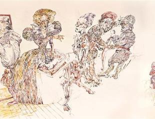 Language of paintings unveils a path of life