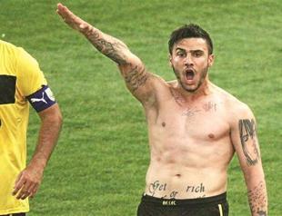 Greek goalscorer in Nazi salute row