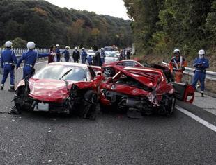 Charges sought over $4m Ferrari, Lamborghini pile-up