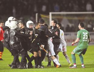 Football referee gets police help after ejecting player