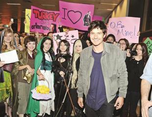 Orlando Bloom in Istanbul for ad shoot
