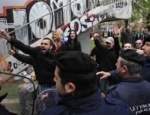 Golden Dawn MP protests Turkish series by peeing on TV channel door