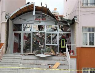 One killed, six injured as school canteen roof crumbles in Denizli
