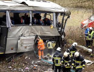 Ukrainian and Russian teenagers among five dead in Belgian bus crash