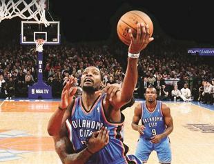 Durant’s Thunder edge Knicks