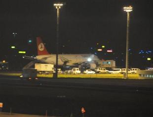 Bomb note causes panic on Turkish plane