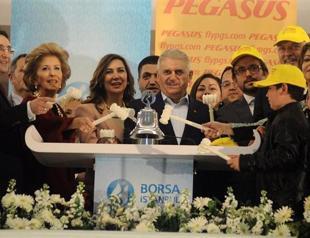 Borsa Istanbul gong rings for Pegasus Airlines