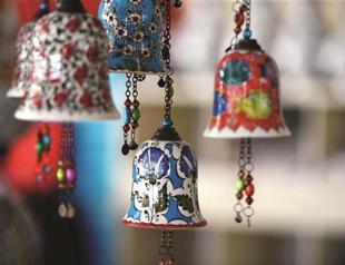 Tiles like flowers blooming in fire