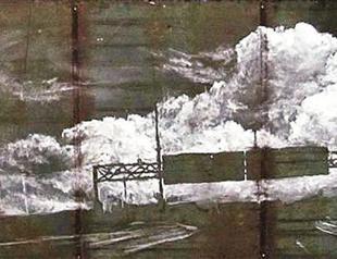 Obsolete, rusting signs on display at Mixer