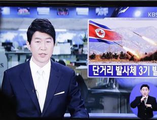 North Korea fires short-range missiles