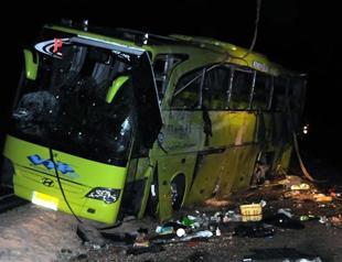 Six killed in Iran-bound bus crash in Tokat