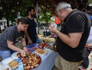 Atypical day of protest at Gezi Park with religious ceremony, Quran reading in Turkey
