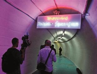 Biennial turns once-secret space into a contemporary art gallery