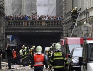 Dozens hurt in powerful Prague gas blast