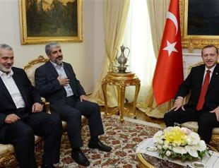 Turkish PM Erdoğan meets Hamas leader Meshal and Gaza PM Haniyeh