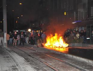 Protests continue all night long in Central Anatolian province of Eskişehir