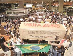 Brazil fails to quell unrest despite reverse in fare hike