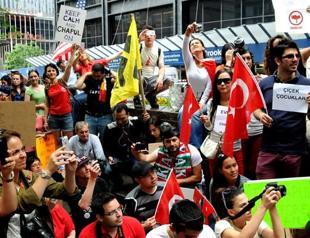 Turks, Greeks, Brazilians join in protests in US