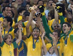 Brazil beats Spain 3-0 to win Confederations Cup