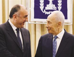 Azerbaijani FM pays his first Israel visit