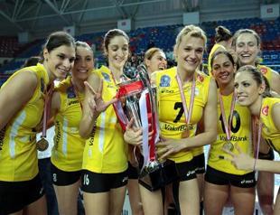 Vakıfbank wins league title in womens volleyball