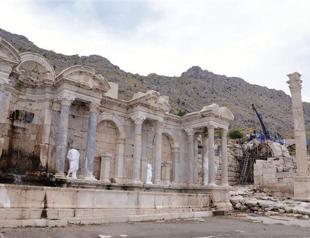 Fourth pillar revealed at Sagalassos old city