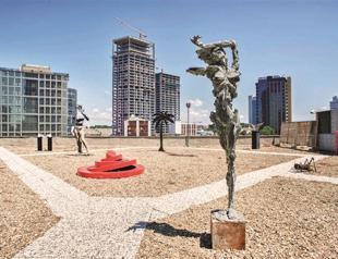 Sculptures at Terrace exhibition