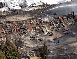 Five dead, 40 missing in Canada train disaster