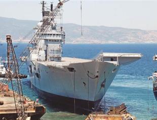UK warship carved up in Izmir