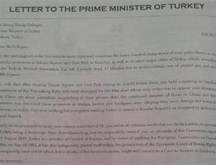 So-called celebs who signed The Times Gezi letter were deceived: PM Erdoğan