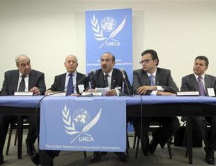 Syria rebels meet UN Security Council, urge Russia to end al-Assad support