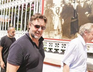 Australian actor Russell Crowe in Turkey for his new feature film